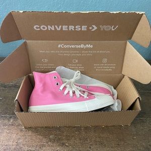 Custom Converse Pink High Top (NWT)